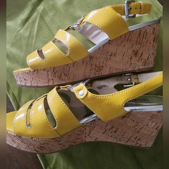 Michael Kors Strappy Cork Wedges - Picture 3 of 4